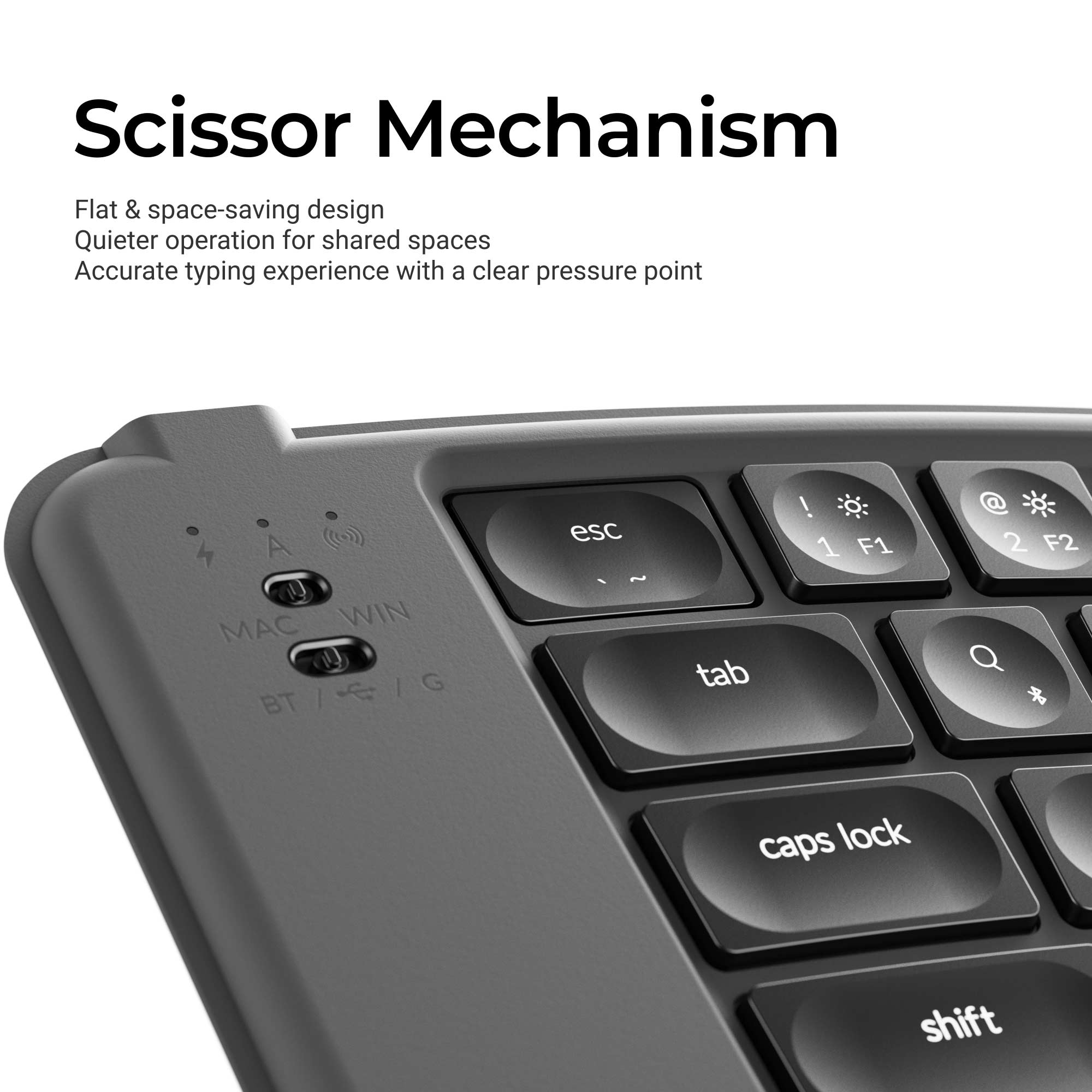 Keychron B11 Pro Ultra-Slim Wireless Foldable Keyboard - Image 2