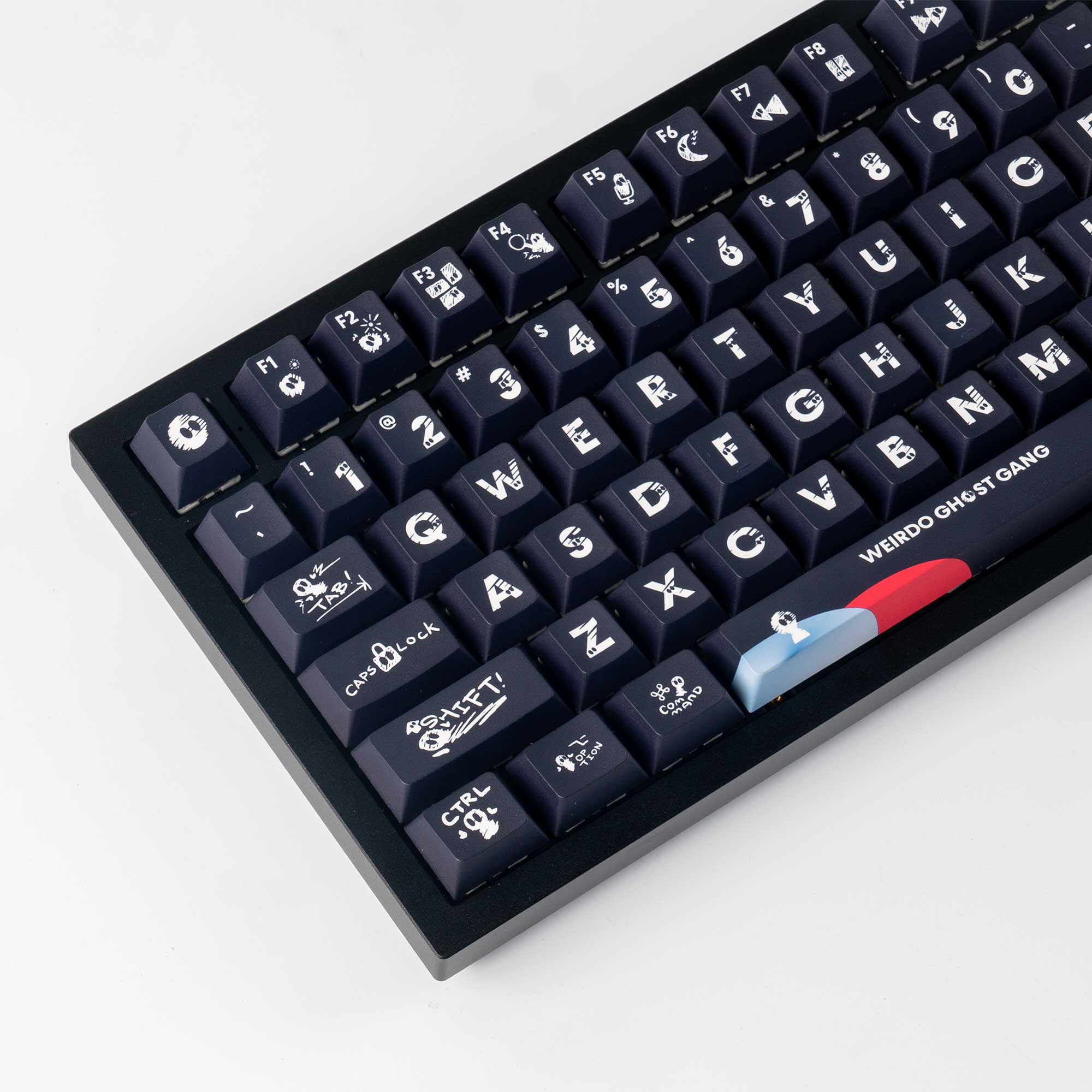 Weirdo Ghost Gang - Cherry Profile Dye-Sub PBT Full Keycap Set - Image 3
