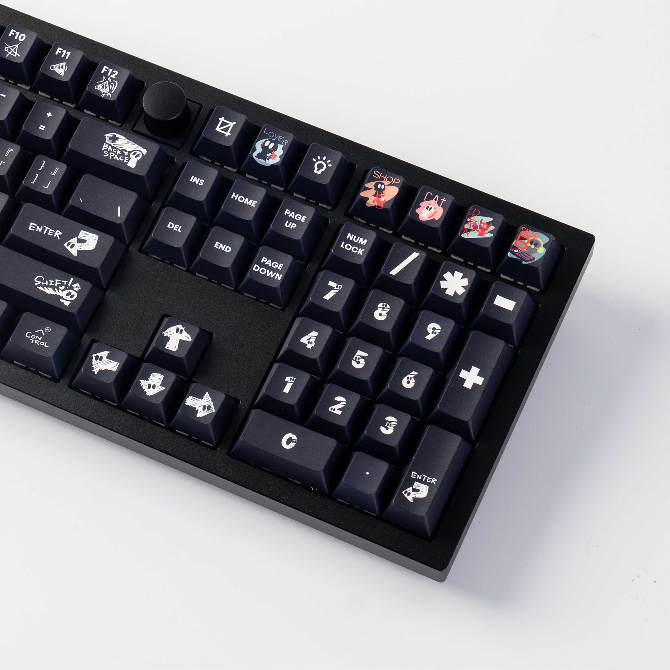 Weirdo Ghost Gang - Cherry Profile Dye-Sub PBT Full Keycap Set - Image 4