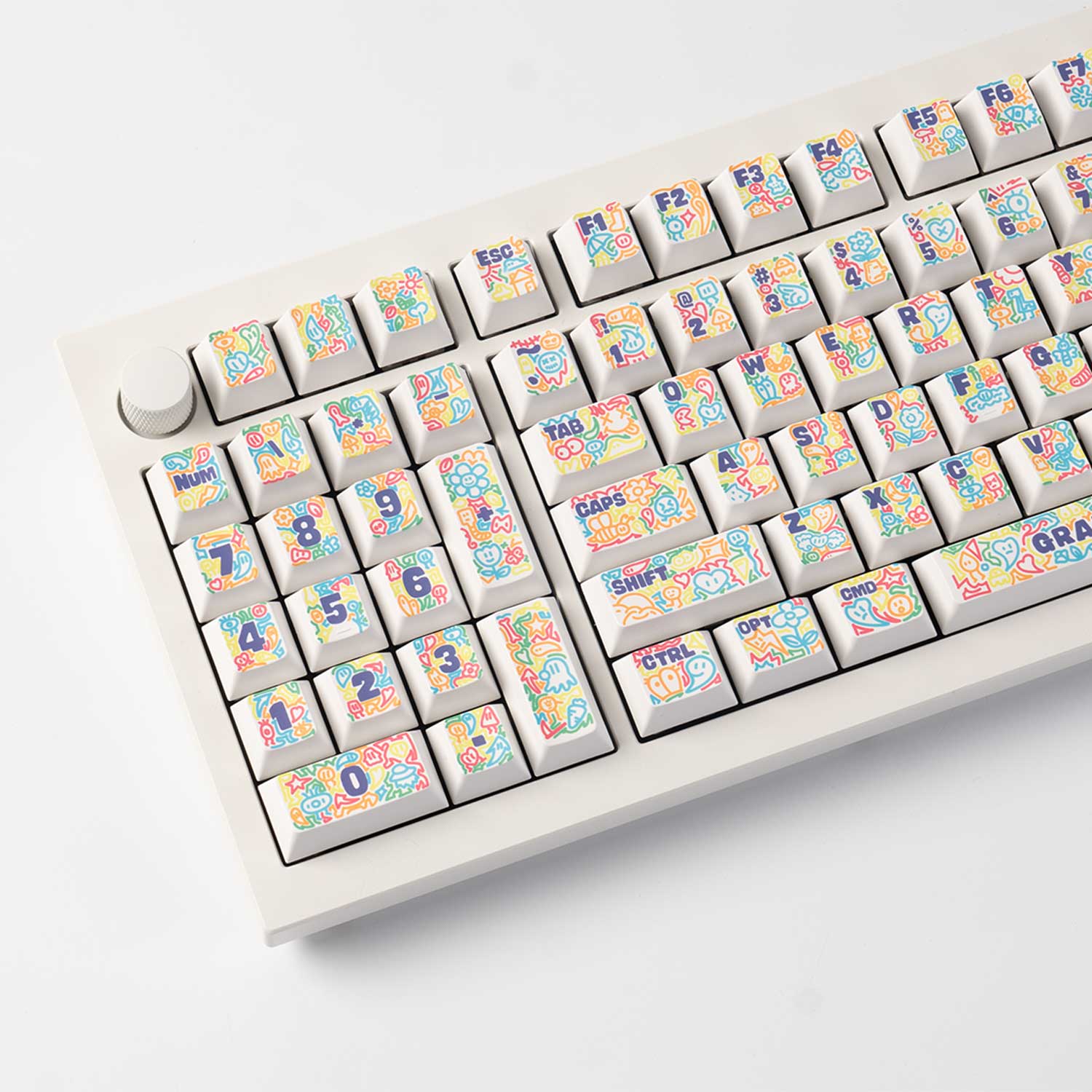 Graffiti Party - Cherry Profile Dye-Sub PBT Full Keycap Set - Image 3
