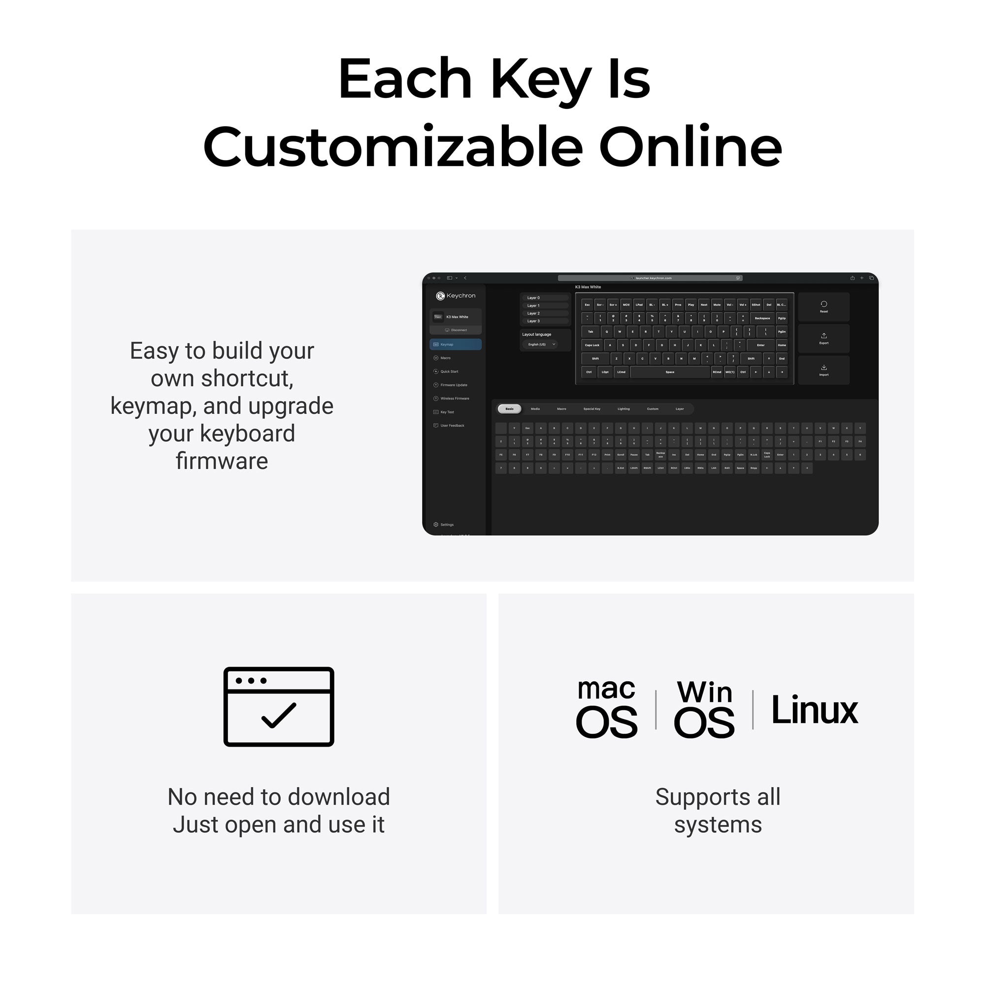 Keychron K3 Max QMK/VIA Wireless Custom Mechanical Keyboard - Image 6