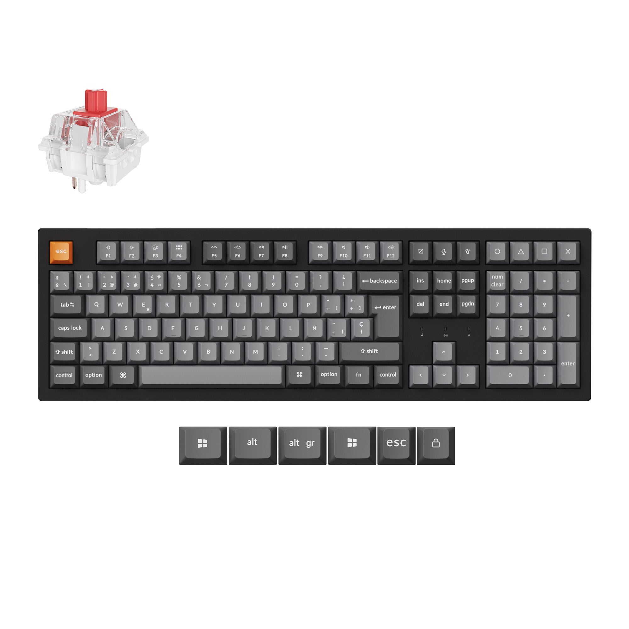 Keychron K10 Max QMK Wireless Mechanical Keyboard ISO Layout Collection - Image 13