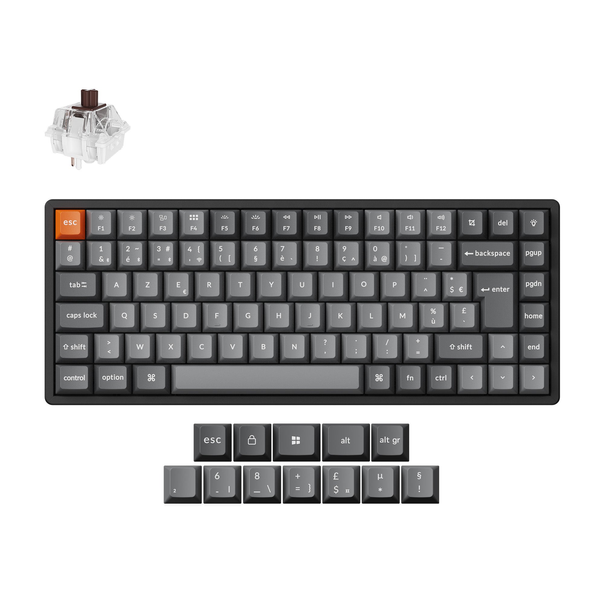 Keychron K2 Max QMK Wireless Mechanical Keyboard ISO Layout Collection - Image 20