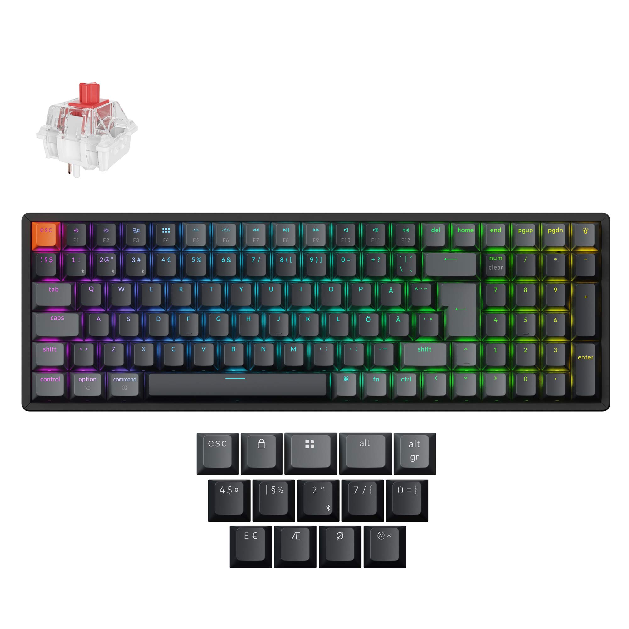 Keychron K4 QMK Wireless Mechanical Keyboard (ISO Layout) - Version 3 - Image 10