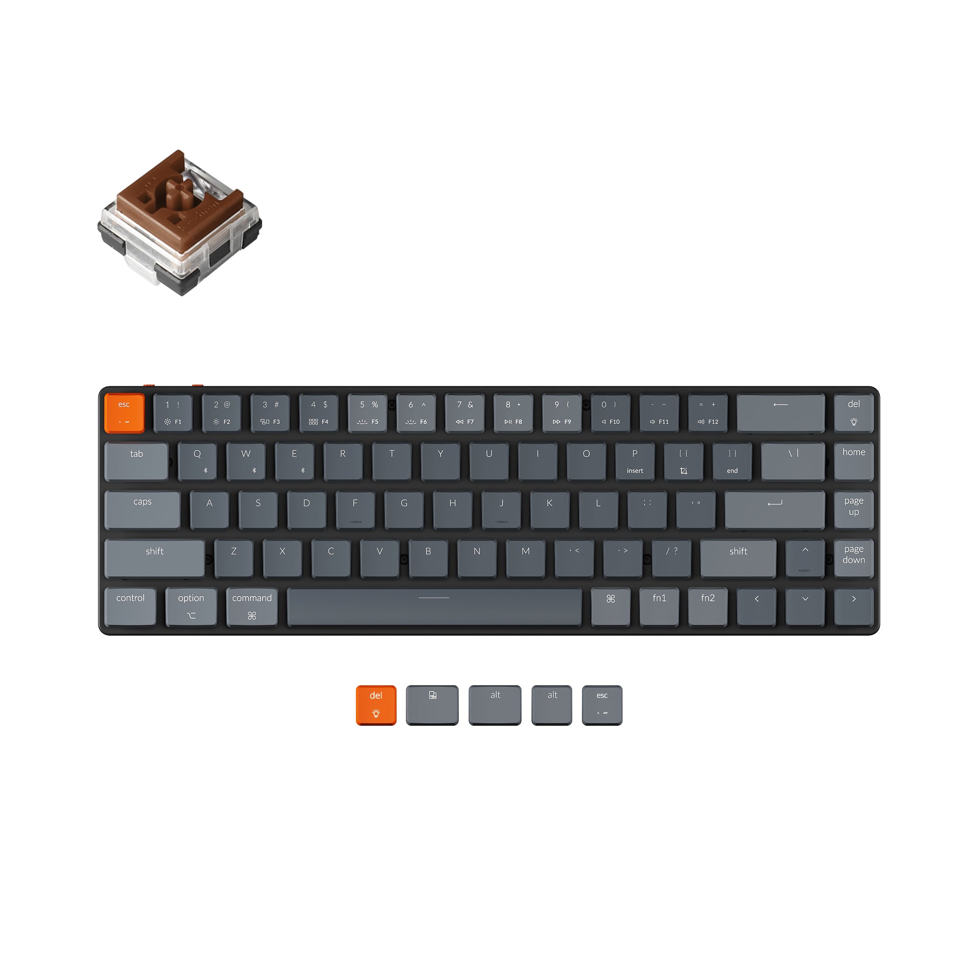 Keychron K7 Ultra-slim Wireless Mechanical Keyboard - Image 6