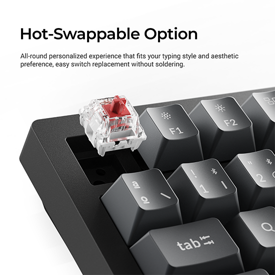 Keychron K4 Max QMK Wireless Mechanical Keyboard ISO Layout Collection - Image 6