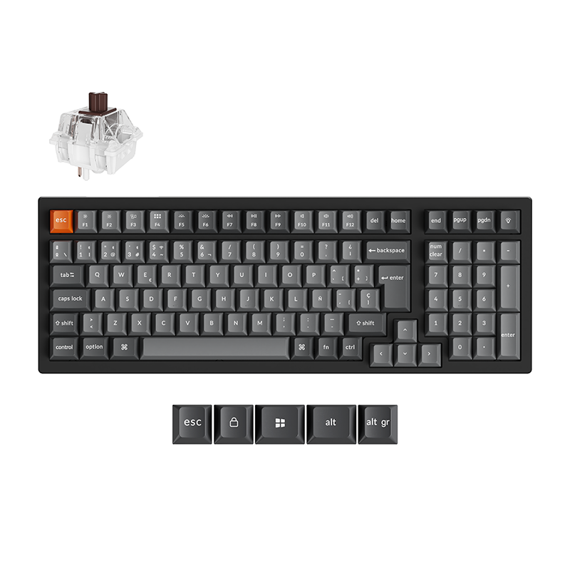 Keychron K4 Max QMK Wireless Mechanical Keyboard ISO Layout Collection - Image 8