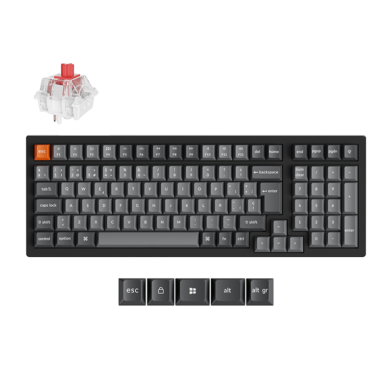 Keychron K4 Max QMK Wireless Mechanical Keyboard ISO Layout Collection - Image 7