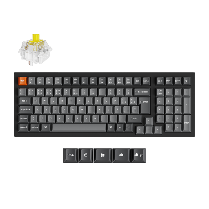 Keychron K4 Max QMK Wireless Mechanical Keyboard ISO Layout Collection - Image 9