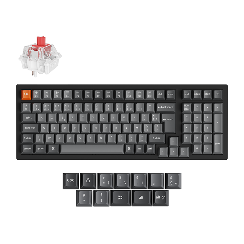 Keychron K4 Max QMK Wireless Mechanical Keyboard ISO Layout Collection - Image 10
