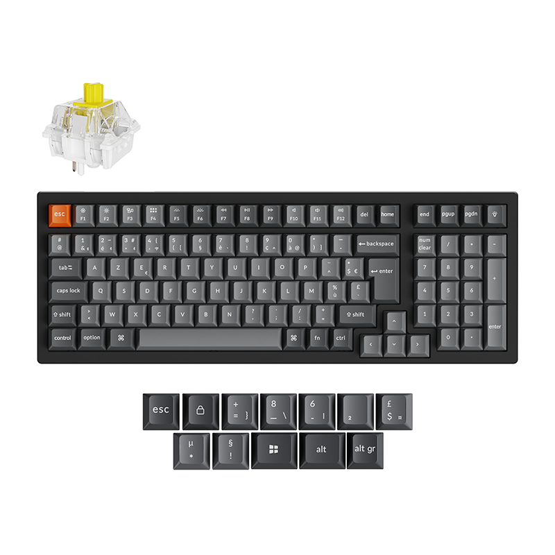 Keychron K4 Max QMK Wireless Mechanical Keyboard ISO Layout Collection - Image 12