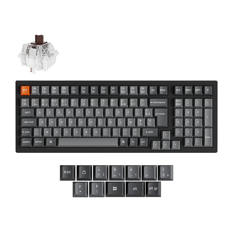 Keychron K4 Max QMK Wireless Mechanical Keyboard ISO Layout Collection - Image 11