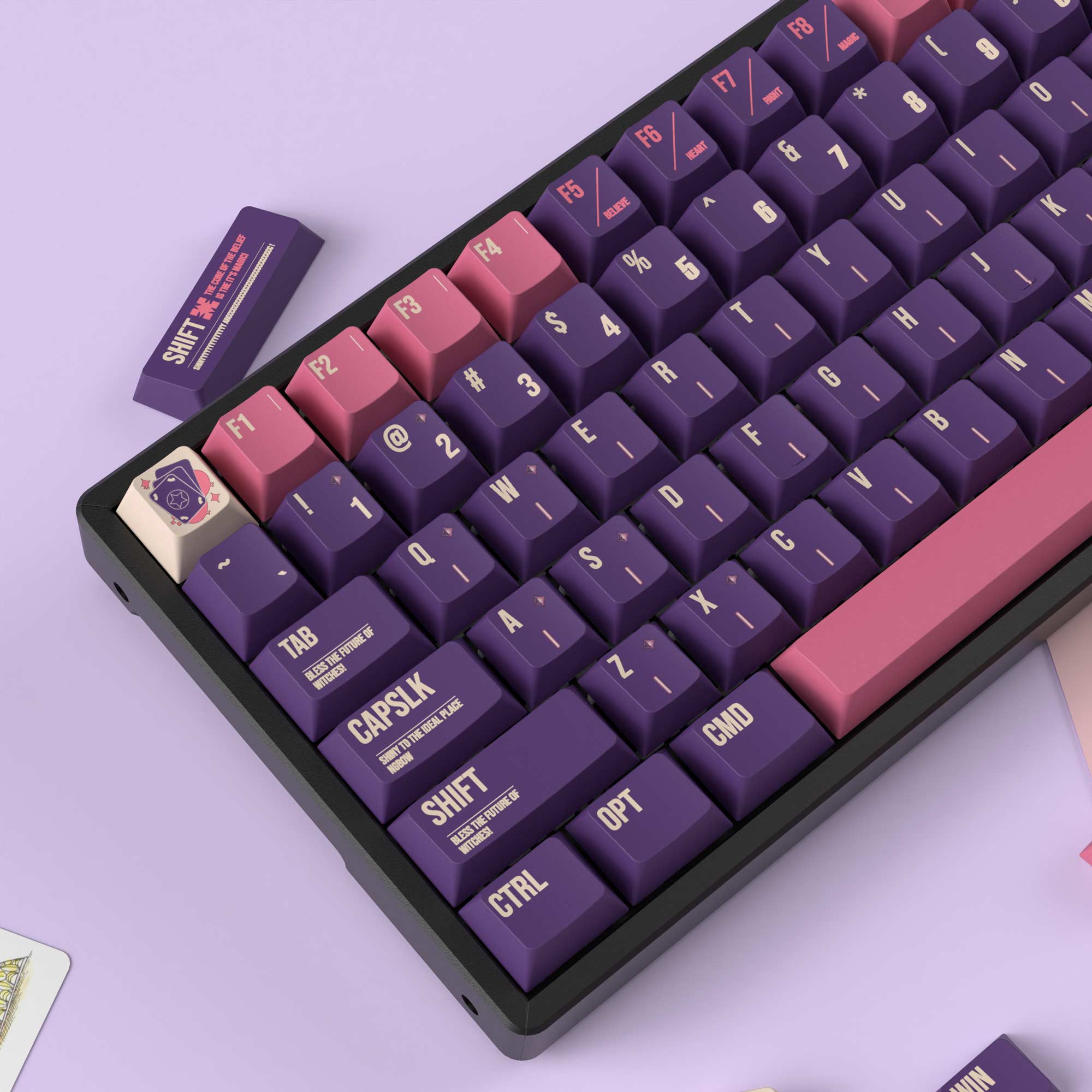 Lunar Witch - Cherry Profile Dye-Sub PBT Full Keycap Set - Image 2