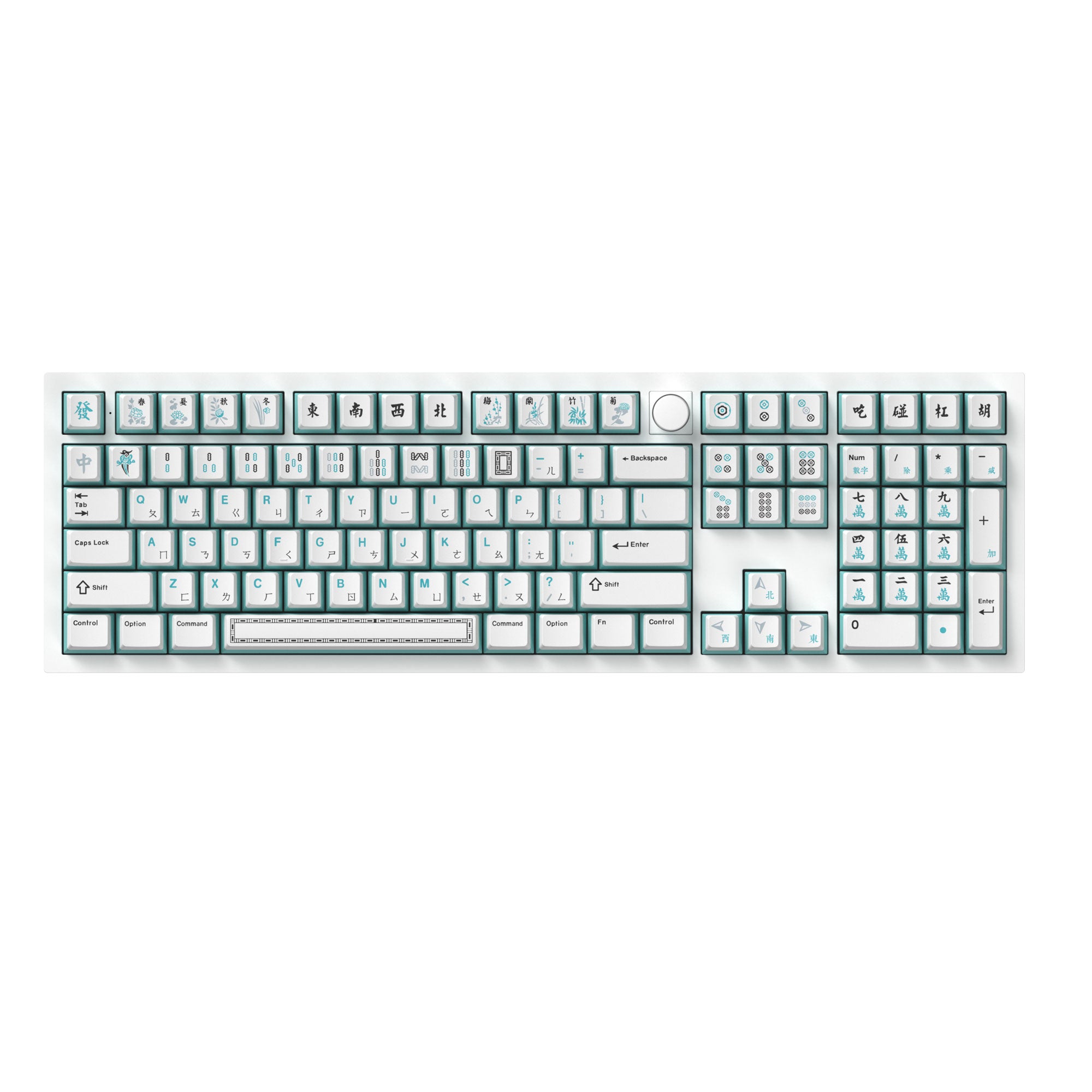 OEM Dye-Sub PBT Full Set Keycap Set - Mahjong - Image 2