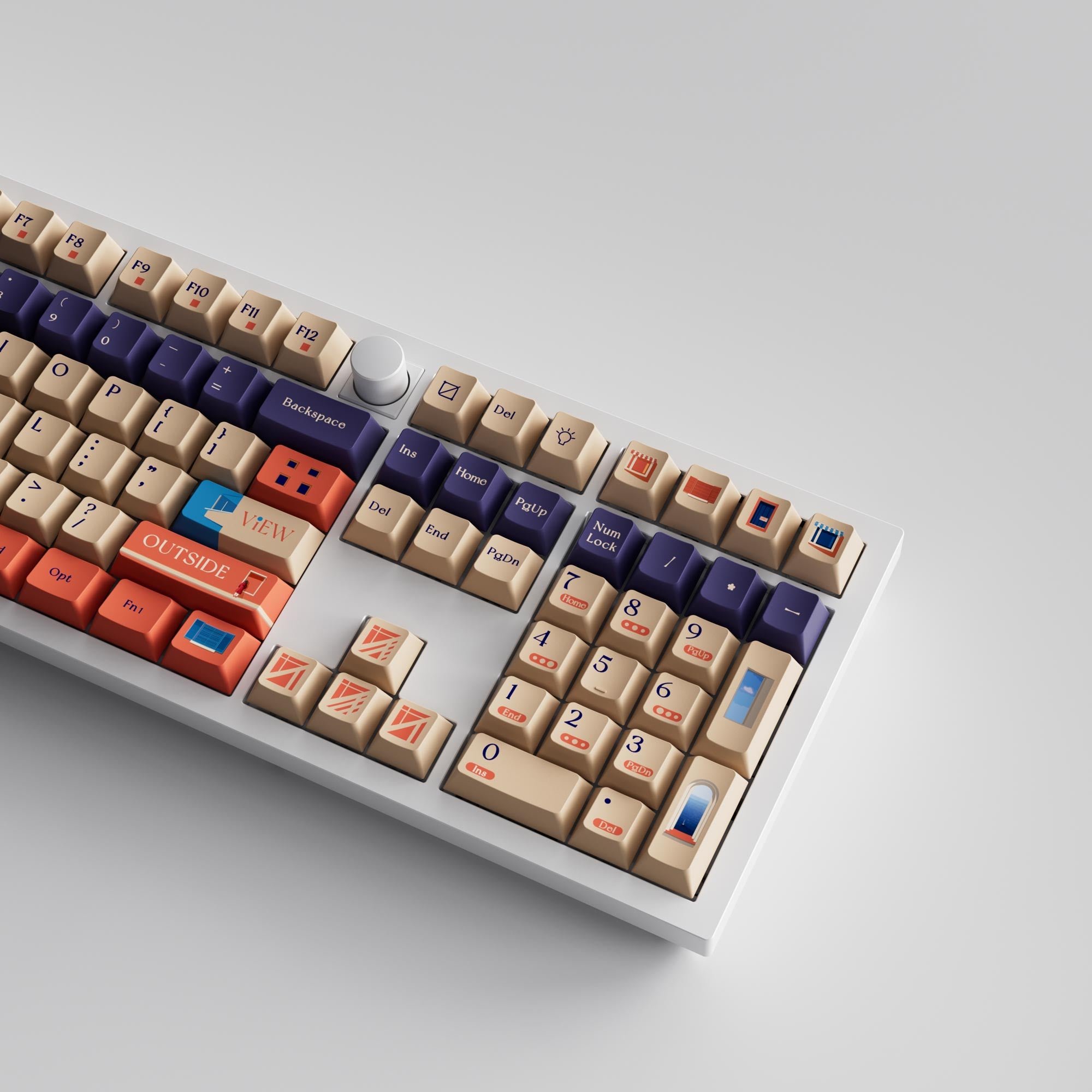 Window View - Cherry Profile Dye-Sub PBT Full Keycap Set - Image 3