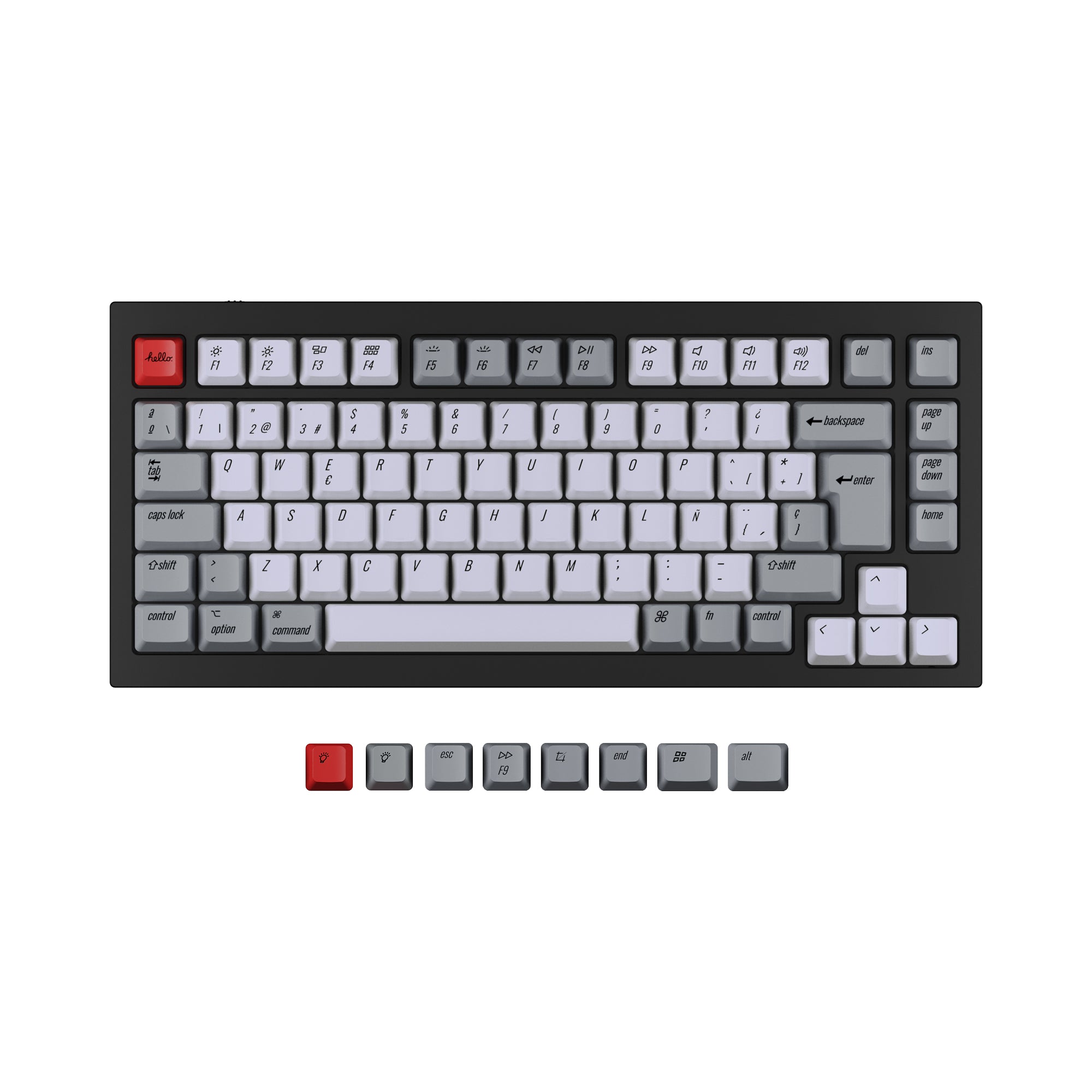 ISO Q1 & Q1 Pro & V1 & K2 & K2 Pro OEM Dye-Sub PBT Keycap Set - Image 6